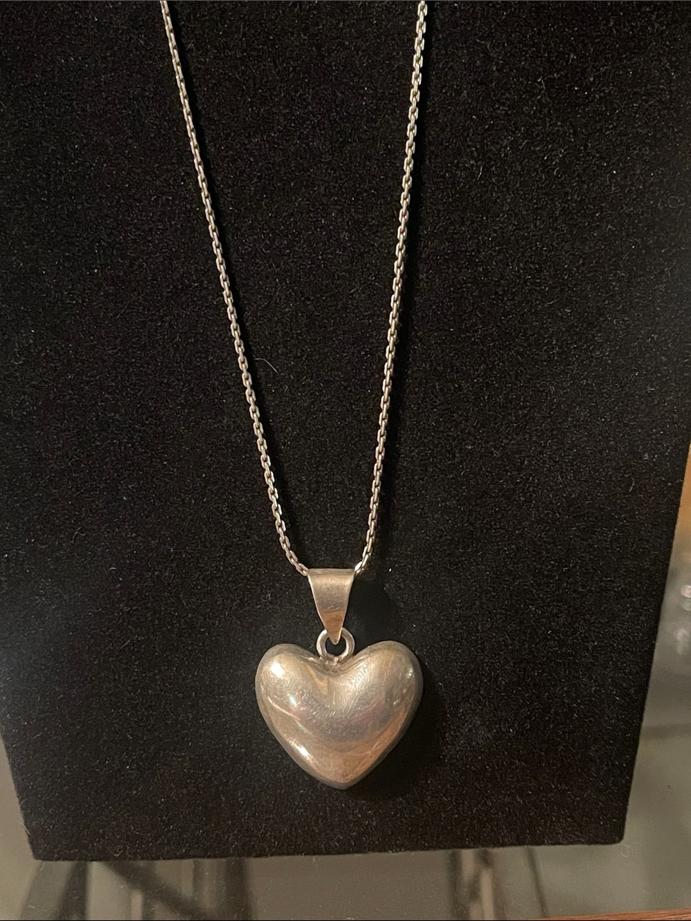 Sterling Silver Heart Pendant Necklace - Women Jewelry
